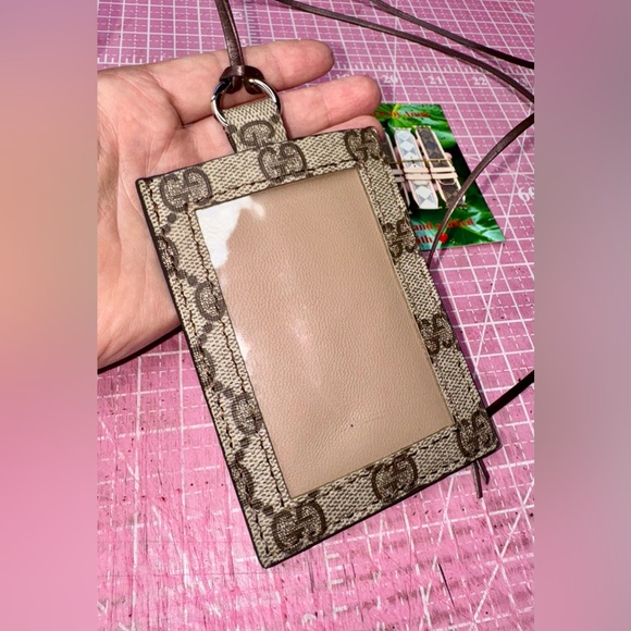 💓 Gucci Custom Lanyard ID holder credit cards wallet - Picture 8 of 10